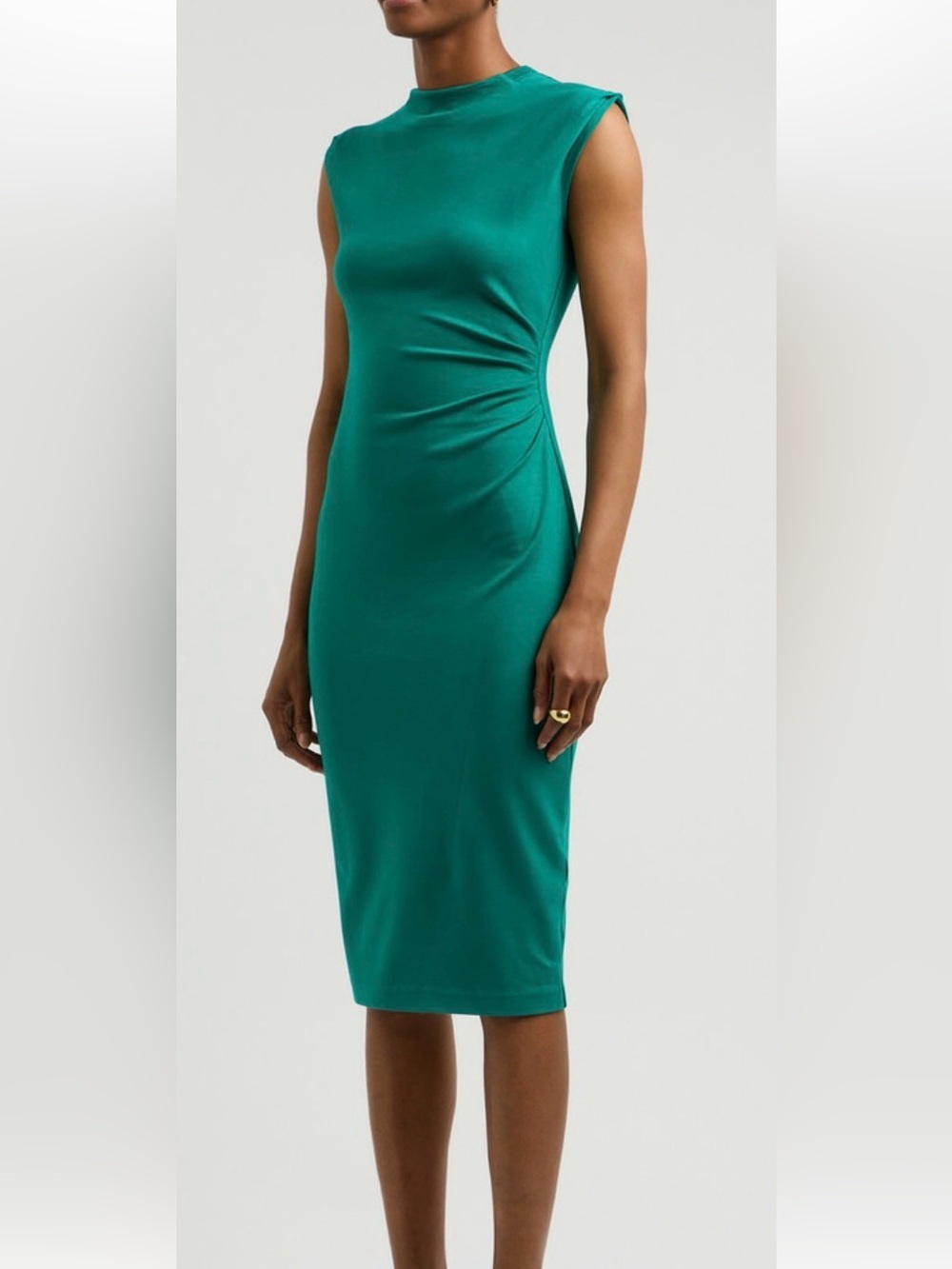 ✨Diane von Furstenberg Emerald Sheath Dress | NWT | Size 6 | Midi | MSRP $338